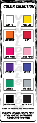 Oracal 651 Vinyl Color Chart Vinyl Color Chart