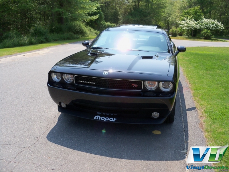 Challenger Mopar Chin Spoiler Decal