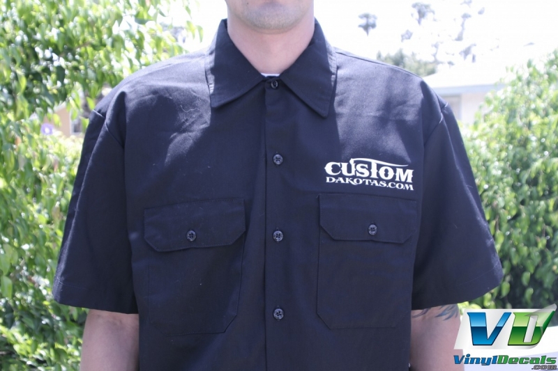 Front breast of workshirt