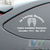 In Loving Memory Text with Angel Wings Decal