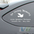 In Loving Memory Script 2 Text with Solid Dove Decal