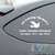 In Loving Memory Text with Solid Dove Decal