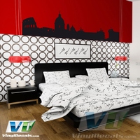 Rome Italy Skyline Wall Art Decal