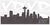 Seattle Washington Skyline Vinyl Wall Art Decal Sticker