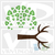 Antler Tree Wall Art Decal Sticker