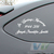 In Loving Memory Script Text Decal