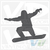 Snowboarding Car Vinyl Decal Sticker Graphic