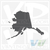 Alaska State Car Vinyl Decal Sticker