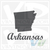 Arkansas State Car Vinyl Decal Sticker