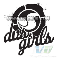 DVS Girls Shoe Company Splat Decal