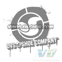 DVS Shoe Company Splat Decal