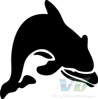 Dolphin 3 Decal