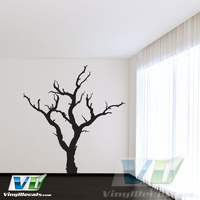 Spooky Dead Tree Wall Art Decal