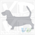 Basset Hound Vinyl Decal