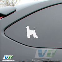 Afghan Hound Vinyl Decal
