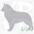 Belgian Sheepdog Vinyl Decal