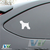 Black Russian Terrier Dog Vinyl Decal