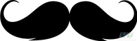 Mustache Vinyl Decal