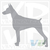 Doberman Pinscher Vinyl Decal