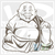 Buddha Wall Art Decal