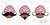 Mustache Cupcakes - Wall Art Decals