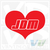 JDM Love Decal
