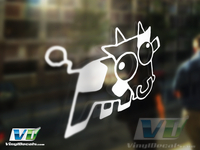 Crazy Cow Vinyl Decal