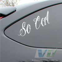 So Cal Tattoo Style Vinyl Decal