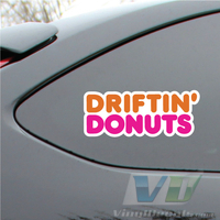 Driftin Donuts Vinyl Decal