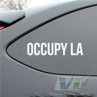 Custom City Occupy Movement Vinyl Decal