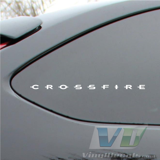 Chrysler Crossfire Vinyl Decal Sticker 661x661px