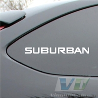 Chevrolet Suburban Vinyl Decal