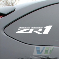 Supercharged ZR1 Vinyl Decal