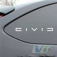 Honda Civic Vinyl Decal