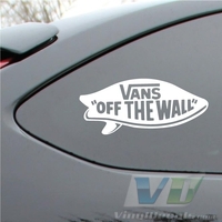 Vans Off the Wall Surf Vinyl Decal