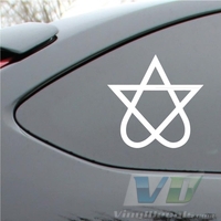 Heartagram Vinyl Decal
