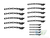 Dodge New Logo Brake Caliper Decal Set