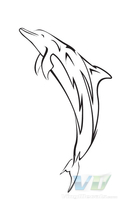 Dolphin 4 Decal