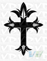 Religious Cross 2 Decal Sticker