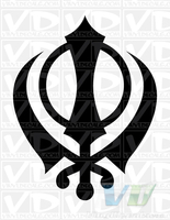 Khanda Sikh Decal