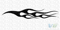 Side Flame Decal Kit 1