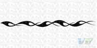 Thin Side Flame Decal Kit 4