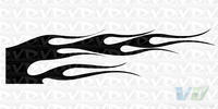 Side Flame Decal Kit 5