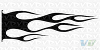 Side Flame Decal Kit 9