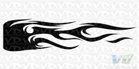 Side Tribal Flame Decal Kit 10