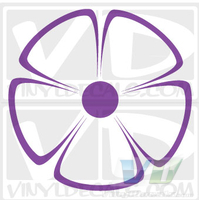 Flower Decal 09