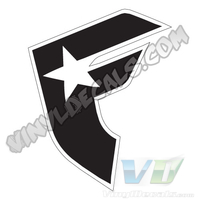 Famous Stars and Straps Logo Decal 1