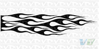Side Flame Decal Kit 16