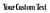 Custom Text Decal