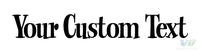 Custom Text Decal